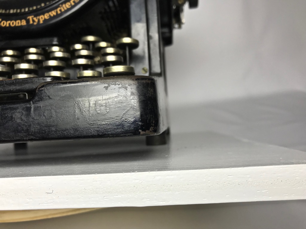 Note that you can still faintly read the 