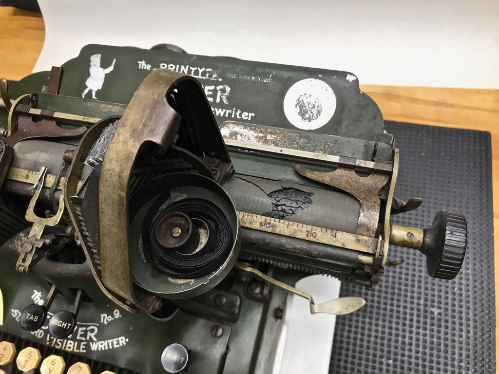The platen needs to be replaced.