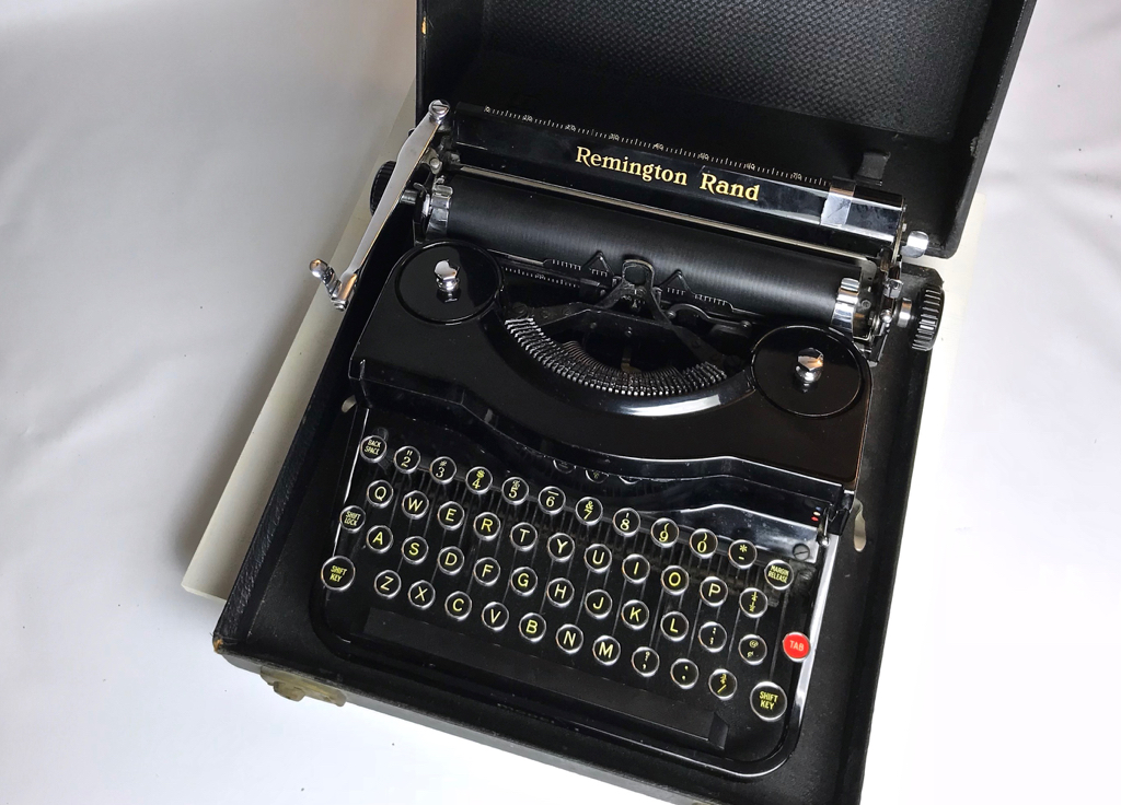 1934 Remington Rand Portable #1 in case