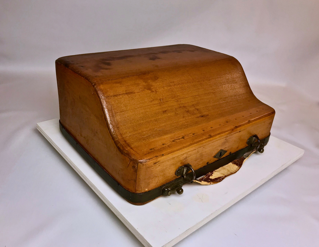 Contoured wooden case